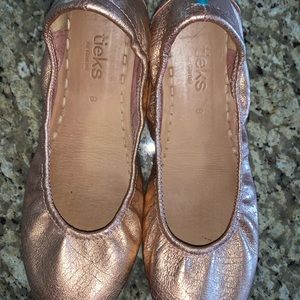 Tieks Rose Gold Glam size 8